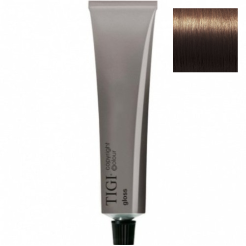 Тонирующая Крем-Краска - Tigi Copyright Сolour Gloss 4/30 - коричневый золотисто-натуральный